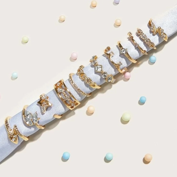 💎✨12 crystal rings - Picture 1 of 1